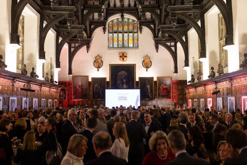 A large crowd gathered in the historic Middle Temple Hall for the A Night To Remember event
